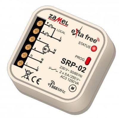 Sterownik rolet dopuszkowy SRP-02 - Zamel