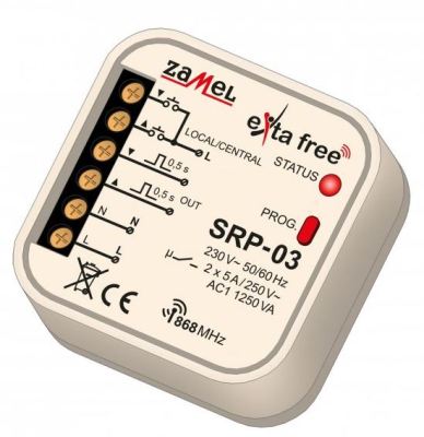 Sterownik rolet dopuszkowy centralny SRP-03 - Zamel