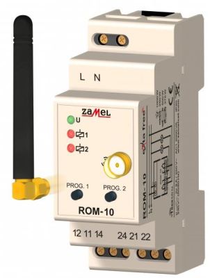 Radiowy odbiornik modułowy 2 kanałowy ROM-10 - Zamel