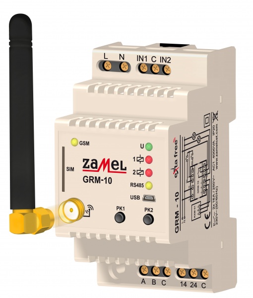 Zdalny sterownik GSM GRM-10 - Zamel