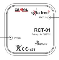 Radiowy czujnik temperatury RCT-01 - Zamel