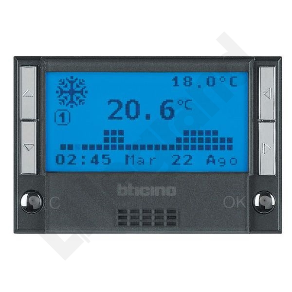 CHRONOTERMOSTAT 2X1,5V ANTRACYT