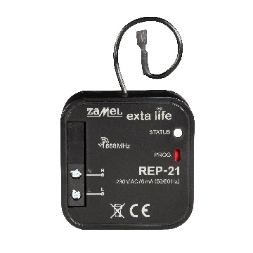 Retransmiter systemu Exta Life REP-21 - Zamel