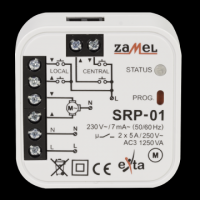 Sterownik rolet dopuszkowy przewodowy SRP-01 - Zamel