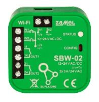 Sterownik bramowy WiFi Supla SBW-02 - Zamel