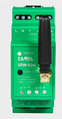 Sterownik rolet WiFi Supla 2 rolety modułowy SRW-02M - Zamel