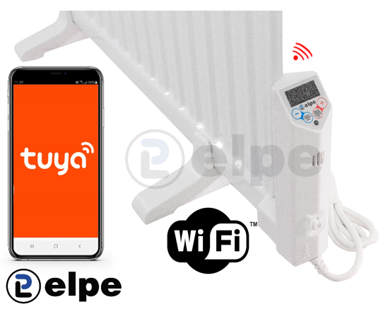 Elektryczny ogrzewacz olejowy LCD 1316.154W WiFi (78x66cm) - Elpe [1500W]