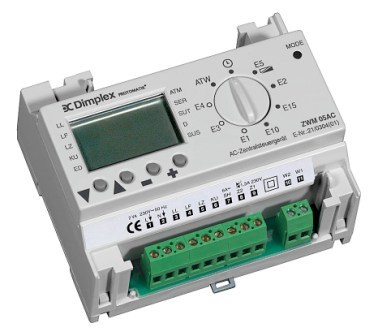 Mikroprocesorowy sterownik ładowania z programatorem czasowym ZWM 05 AC do pieców dynamicznych FVMi, VFDi, FSD - Dimplex